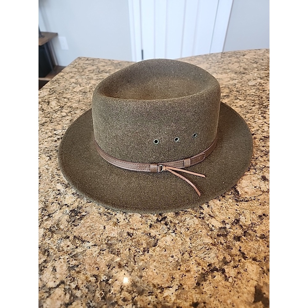 Vintage Pendleton 100% Virgin Wool ‎ Ranger Fedora Hat AB184-71008 Large